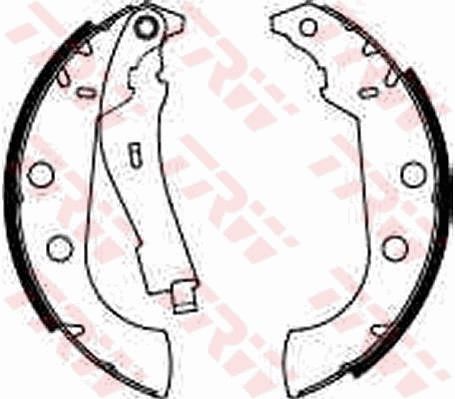 TRW GS8272 Brake Shoe Set