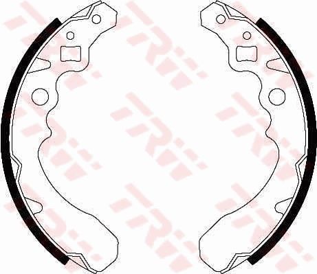 TRW GS8282 Brake Shoe Set
