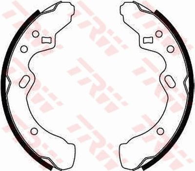 Brake Shoe Set TRW GS8288