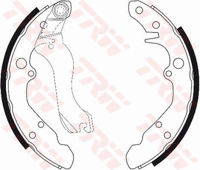 Brake Shoe Set TRW GS8298