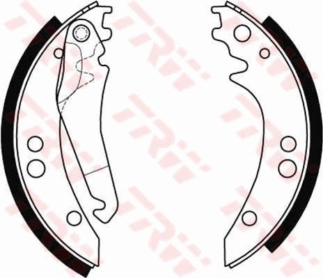 TRW GS8434 Brake Shoe Set