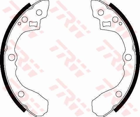 TRW GS8439 Brake Shoe Set