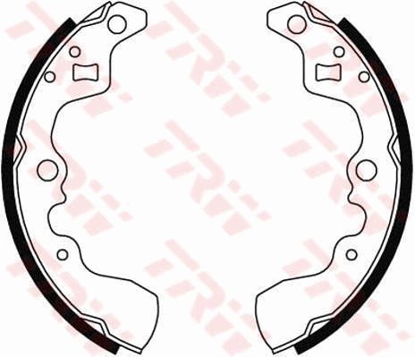 TRW GS8448 Brake Shoe Set