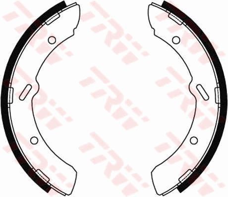 TRW GS8459 Brake Shoe Set