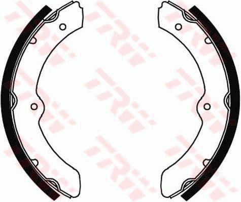 TRW GS8460 Brake Shoe Set