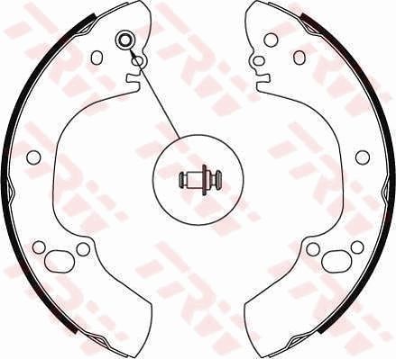 TRW GS8462 Brake Shoe Set