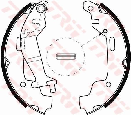 TRW GS8468 Brake Shoe Set