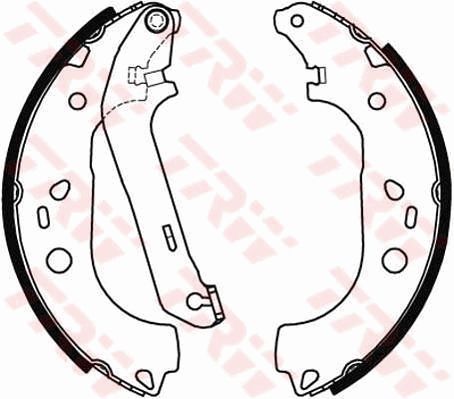 TRW GS8471 Brake Shoe Set