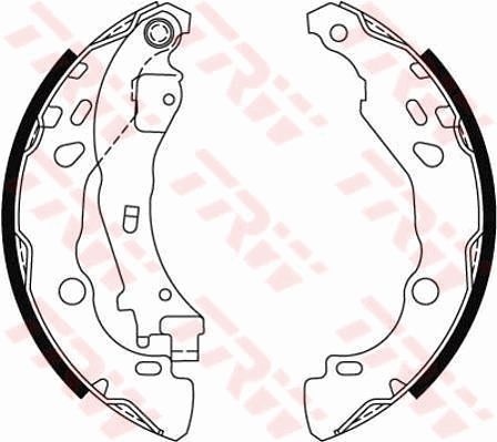 TRW GS8474 Brake Shoe Set