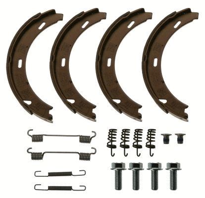 TRW GS8481 Brake Shoe Set, parking brake