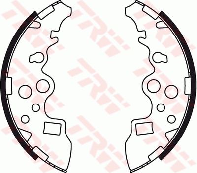 Brake Shoe Set TRW GS8485