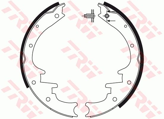TRW GS8495 Brake Shoe Set