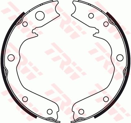 TRW GS8497 Brake Shoe Set, parking brake