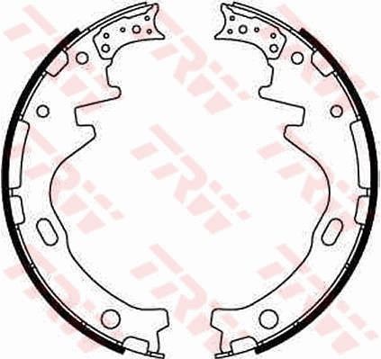 TRW GS8515 Brake Shoe Set