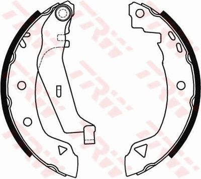 Brake Shoe Set TRW GS8538