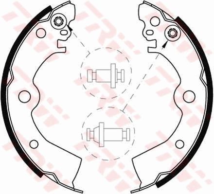 TRW GS8556 Brake Shoe Set