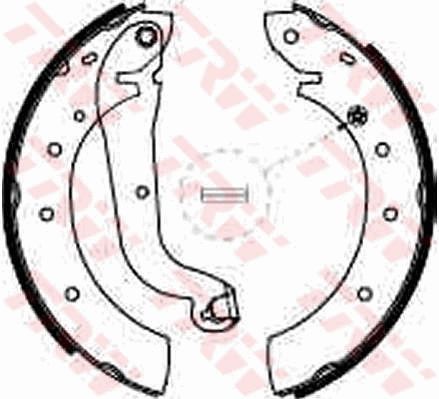 TRW GS8557 Brake Shoe Set