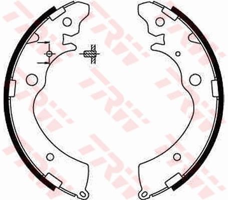 TRW GS8559 Brake Shoe Set