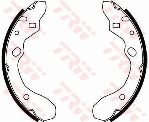 TRW GS8582 Brake Shoe Set