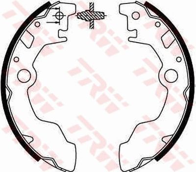 Brake Shoe Set TRW GS8583