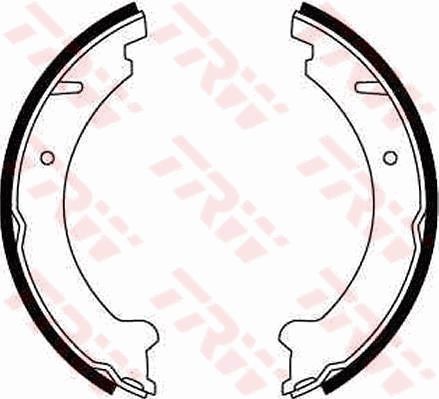 TRW GS8599 Brake Shoe Set, parking brake