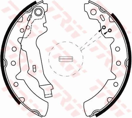TRW GS8603 Brake Shoe Set