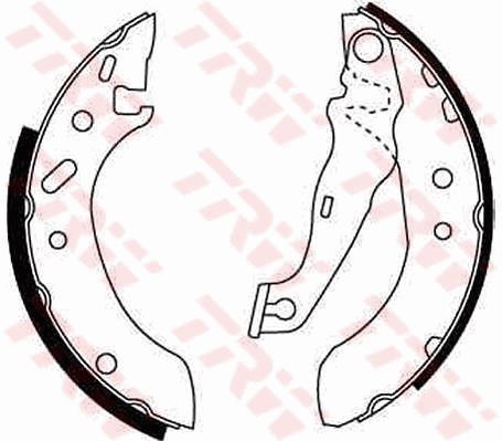 TRW GS8611 Brake Shoe Set