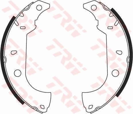 TRW GS8614 Brake Shoe Set