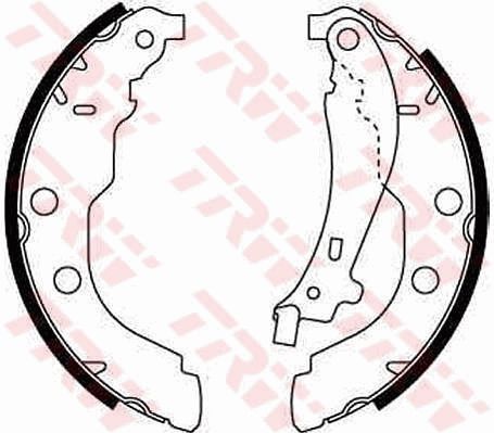 TRW GS8617 Brake Shoe Set