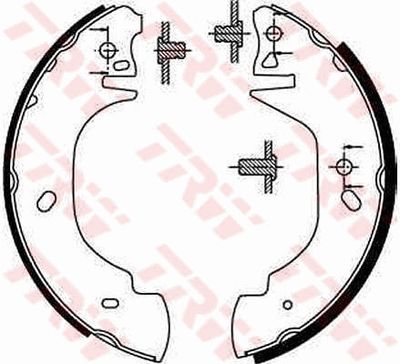 Brake Shoe Set TRW GS8629