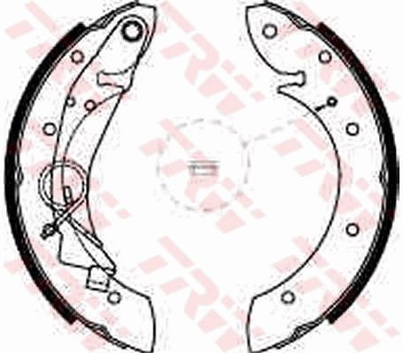 TRW GS8635 Brake Shoe Set
