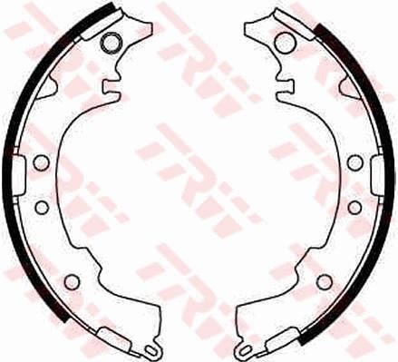 TRW GS8652 Brake Shoe Set