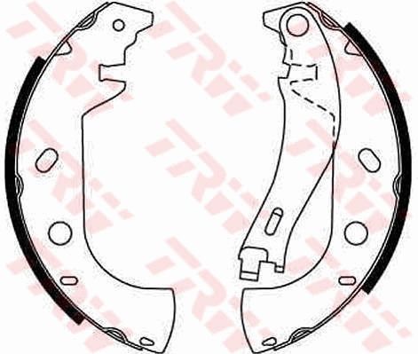 TRW GS8653 Brake Shoe Set