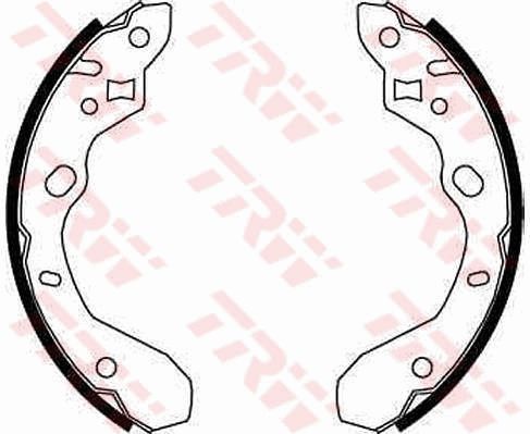 TRW GS8661 Brake Shoe Set