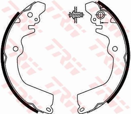 TRW GS8666 Brake Shoe Set