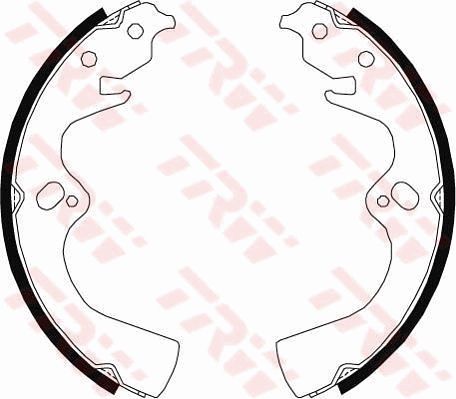 TRW GS8682 Brake Shoe Set