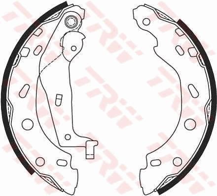 TRW GS8685 Brake Shoe Set