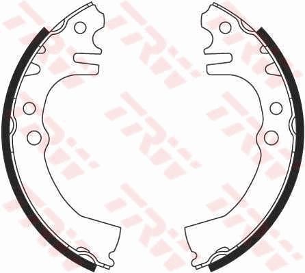 TRW GS8699 Brake Shoe Set
