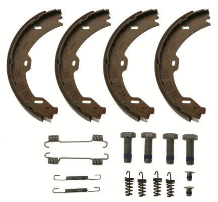 TRW GS8721 Brake Shoe Set, parking brake