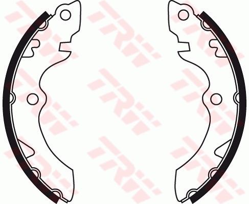 TRW GS8735 Brake Shoe Set, parking brake
