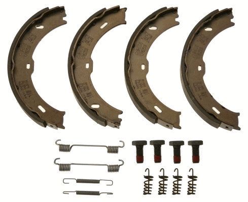 TRW GS8758 Brake Shoe Set, parking brake