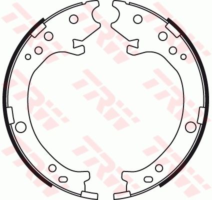 TRW GS8779 Brake Shoe Set, parking brake
