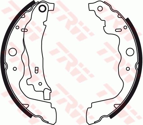 TRW GS8780 Brake Shoe Set