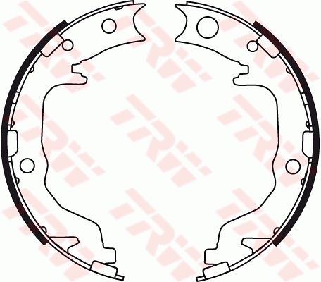TRW GS8783 Brake Shoe Set, parking brake
