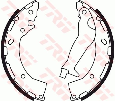 TRW GS8785 Brake Shoe Set