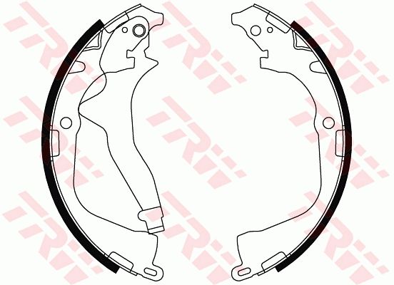 TRW GS8800 Brake Shoe Set