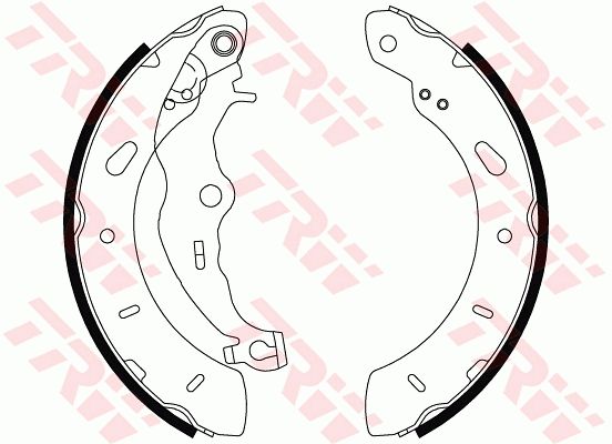 TRW GS8806 Brake Shoe Set