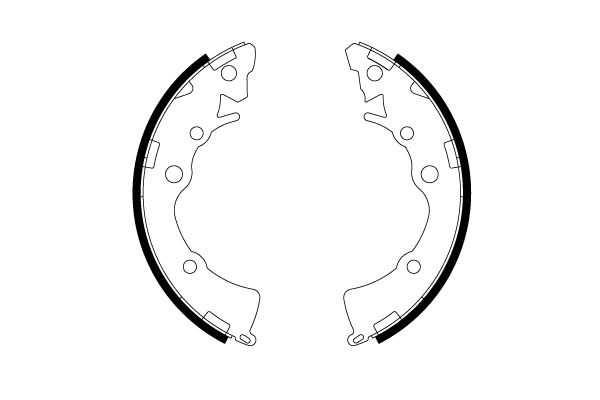 TRW GS8812 Brake Shoe Set