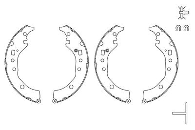 Brake Shoe Set TRW GS8867