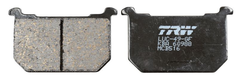 TRW MCB516 Brake Pad Set, disc brake